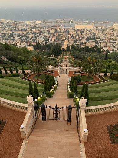 Haifa - zahrady bahai